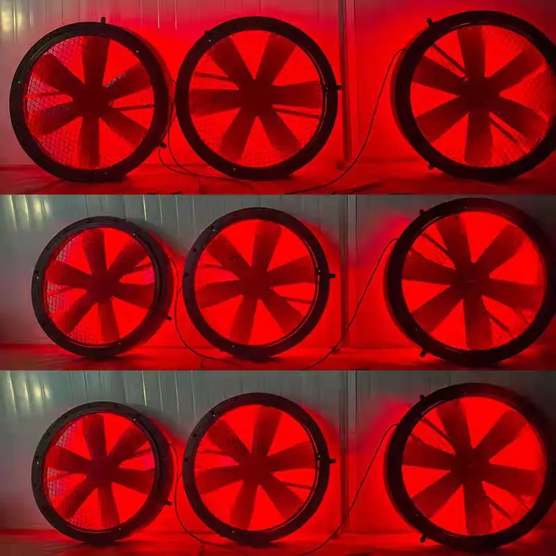 

Высокое качество светящаяся атмосфера свет украшение стены металлические поделки креативный 3D вентилятор украшение стены бар фон украшение