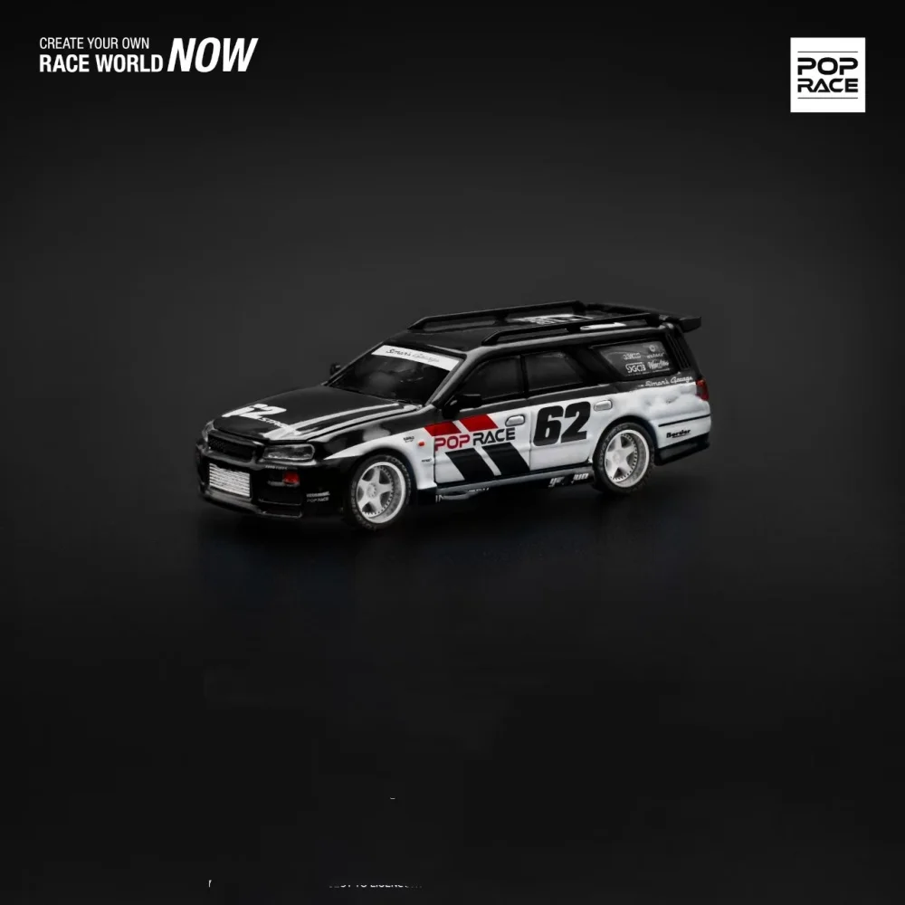 

POPRACE 1/64 R32 SIM0N'S GARAGE # Коллекционная модель автомобиля из сплава, литая под давлением, ограниченная серия 62.