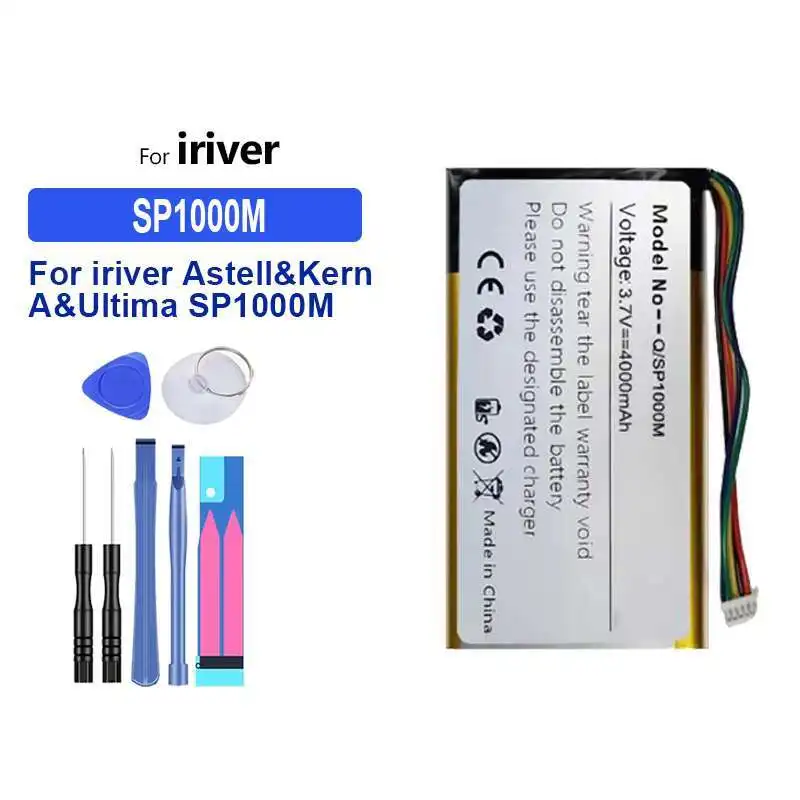 

Audio Player Battery 3300mAh For Iriver Astell&Kern A&Ultima SP1000M High-Capacity High-Efficiency