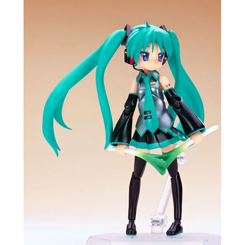 Original Genuine Max Factory FIGMA 035 Hiiragi Kagami Cosplay Hatsune Miku Lucky Star Model Animation Character Action Toy