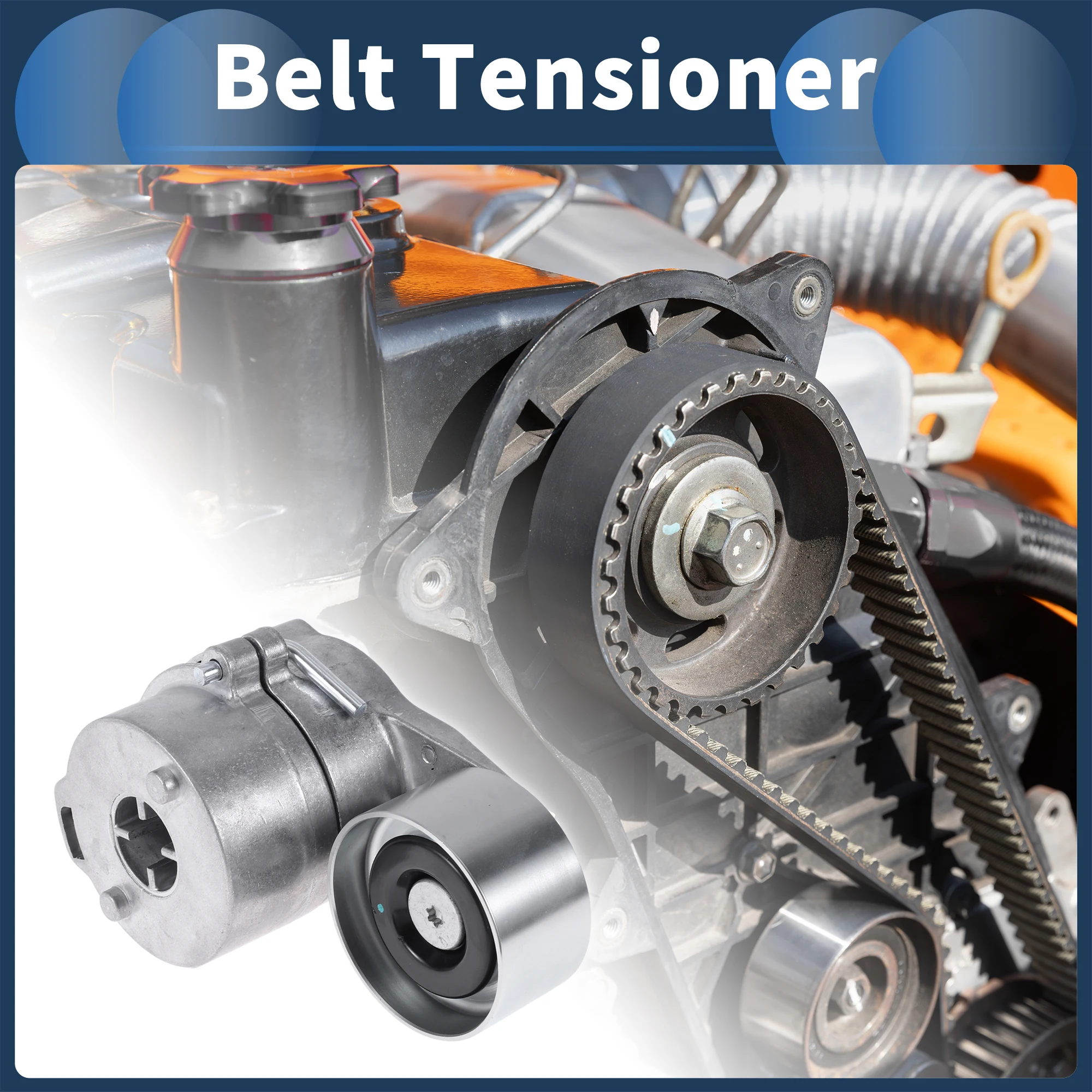 UXCELL Belt Tensioner for Volvo D6D D7D EC210 EC240 EC290 Engine No.20554253 Metal 1 Pc