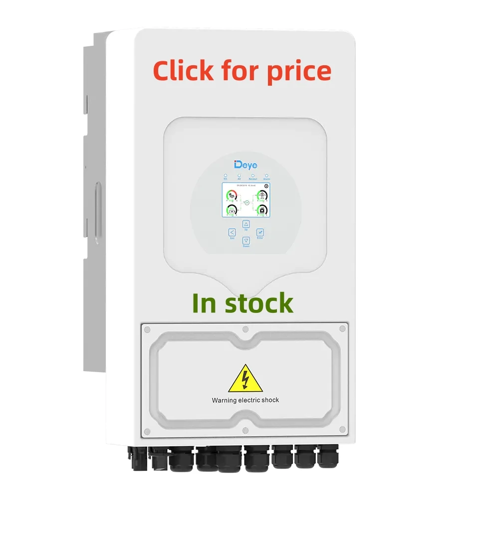 In Stock Deye 6kw  Inverter Eu Version Single Phase Low Voltage SUN-6K-SG03LP1-EU deye Solar PV Inverter