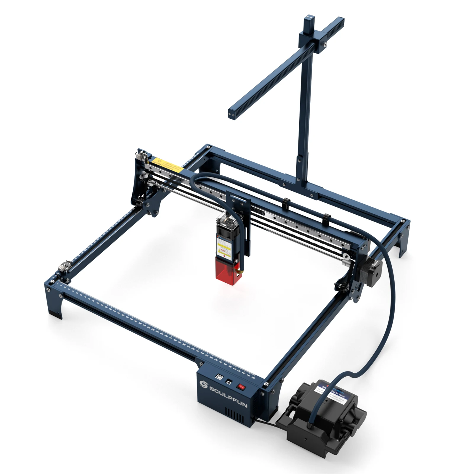 120 °   Obiettivo grandangolare con area di lavoro 400 * 400 mm Adatto per incisori laser serie Sculpfun S6/S6 pro/S9/S10/S30 e S30 Ultra