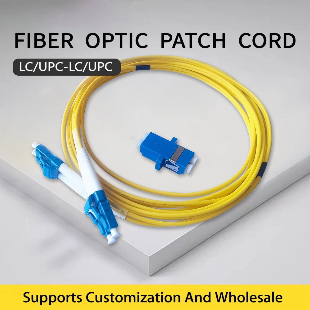 Fibra Opitca LC/UPC-LC/UPC Fiber Cable Patch Cord FTTH LSZH  Single Mode Duplex  3M Optical Cables with LC Connector