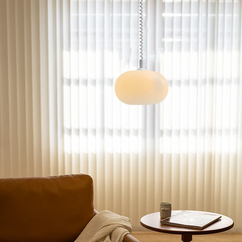 Bauhaus Glass Chandeliers Nordic Pendant Lights Bedroom Besides Living Room Dining Room Restaurant Modern Color Hanging Lamp