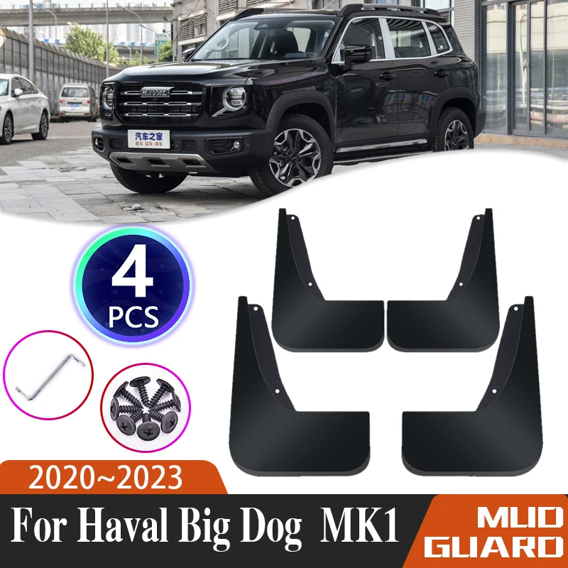 

Car Mudguards For Haval Big Dog Accessories Haval Dargo 2020~2023 MK1 Car Mud Flaps Guard Splash Flap Fenders Auto Accessories