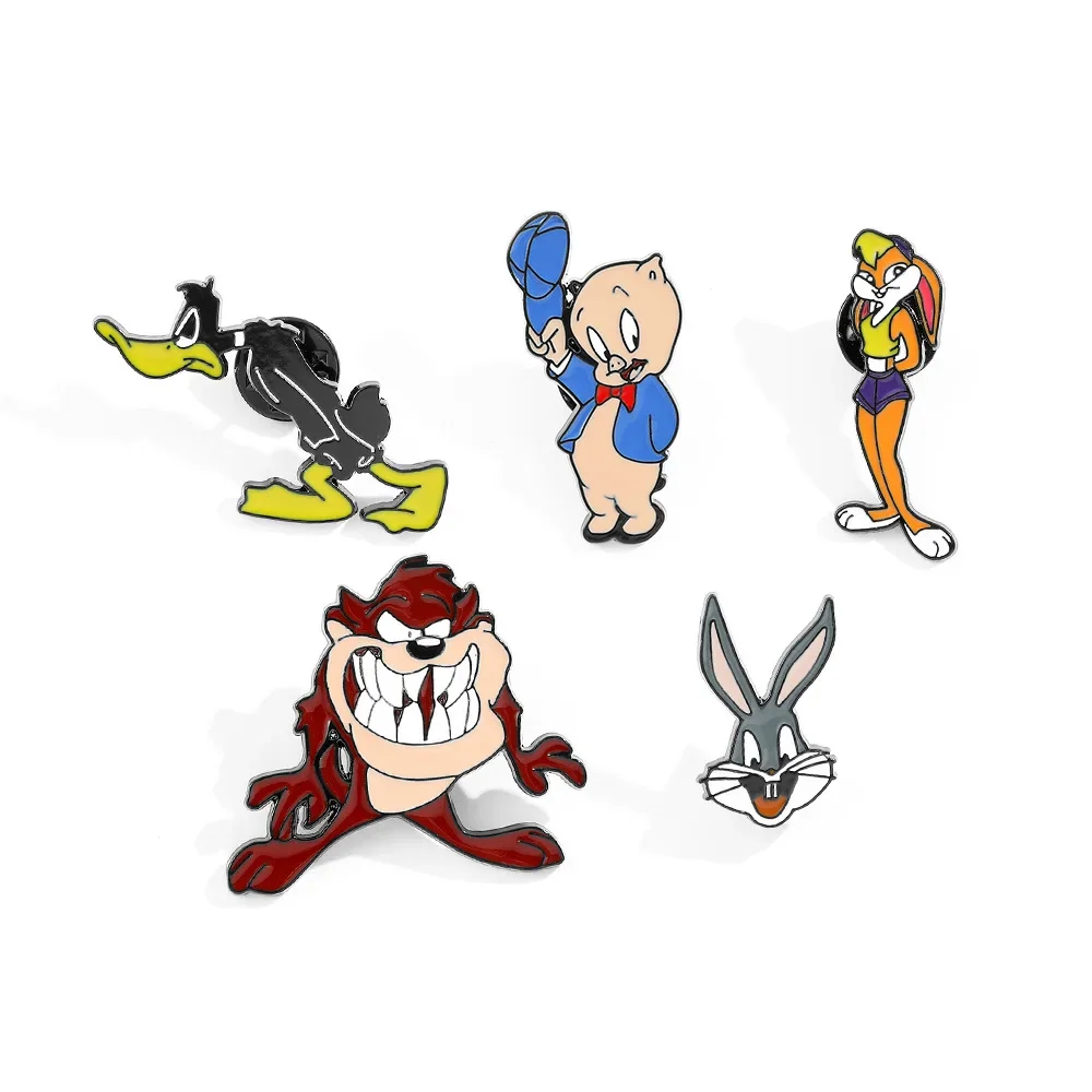 مجموعة البق أرنب التلبيب دبابيس لحقيبة الظهر الرجال النساء دبابيس الزخرفية المينا دبابيس الأرنب شارات مجوهرات اكسسوارات هدايا الاطفال #5