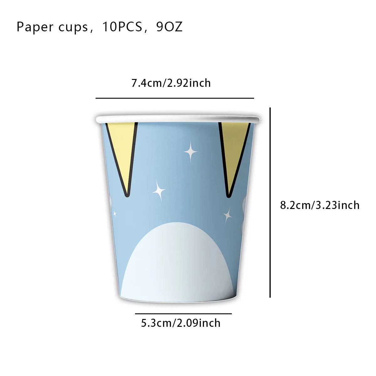 Cartoon Blaue Hunde Geburtstagsparty Dekorationsset Tischdecke Teller Servietten Becher Taschen Tischgeschirr Cartoon Hunde Partyzubehör – Detail 3