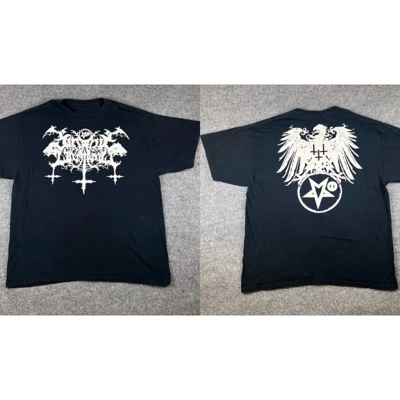 Satanic Warmaster Band Heavy Cotton T-Shirt Herrenbekleidung Harajuku – Detail 3