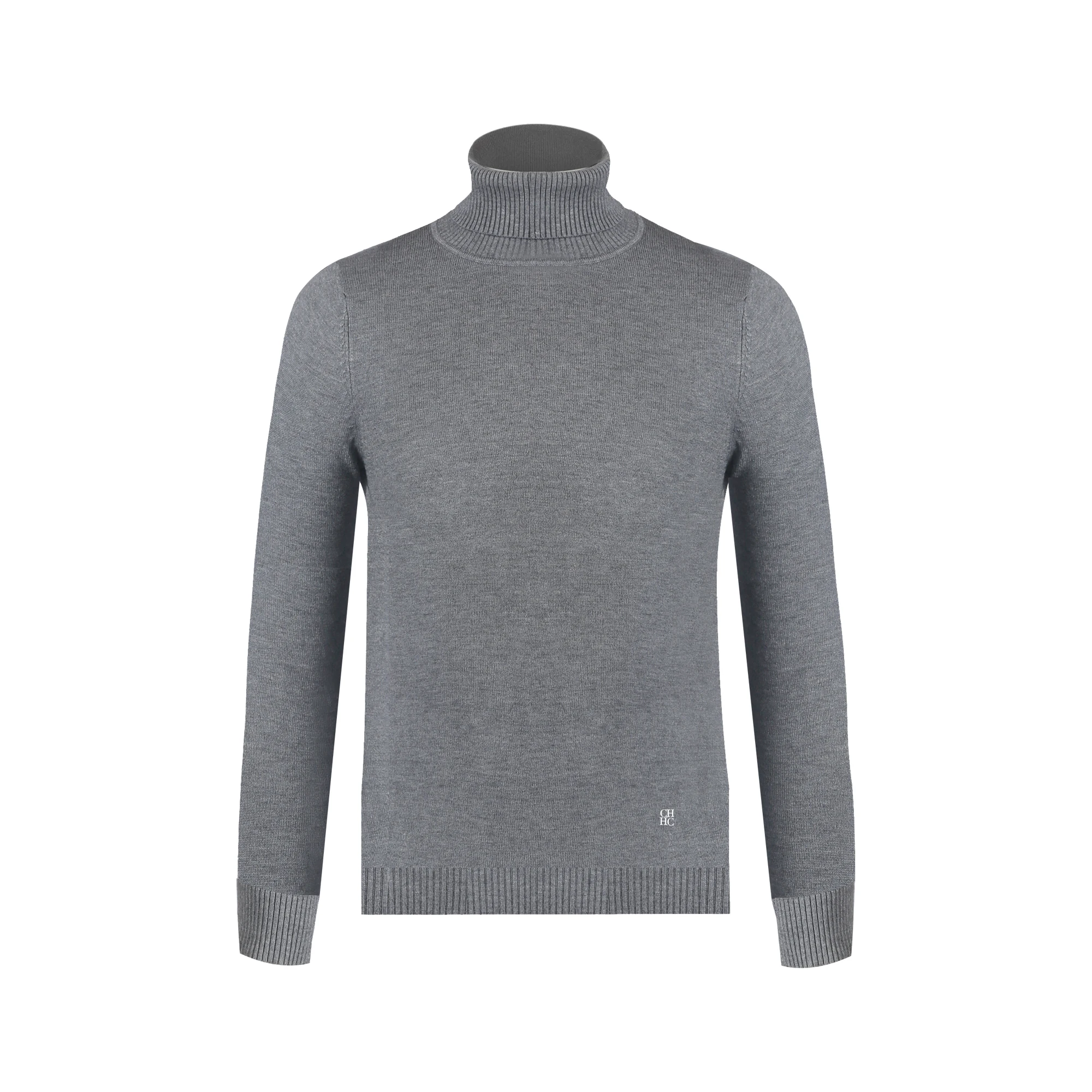 CHCH Autumn Winter Men\'s Turtleneck Sweater Casual Solid Color Warm Pullover High Quality Slim High Neck Long Sleeve Sweater