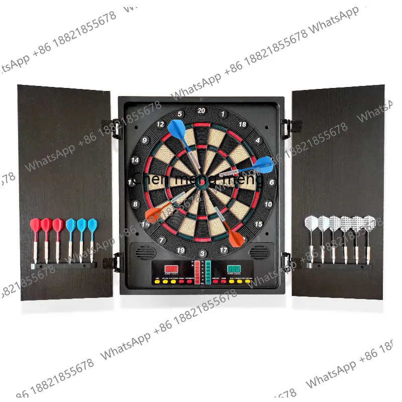 Dart board Indoor dart set Professional competition Electronic dart machine Automatic scoring target Soft double door