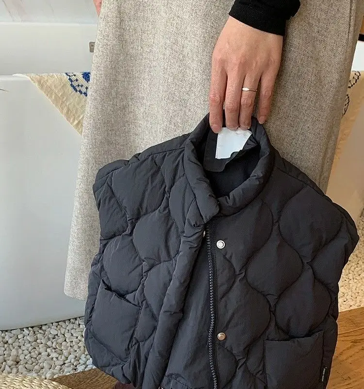 Koreanische Baby-Weste mit Polsterung – Unisex Herbst-Winter-Steppweste, Warme Ärmellose Oberbekleidung für Jungen und Mädchen, Wintermantel – Detail 8