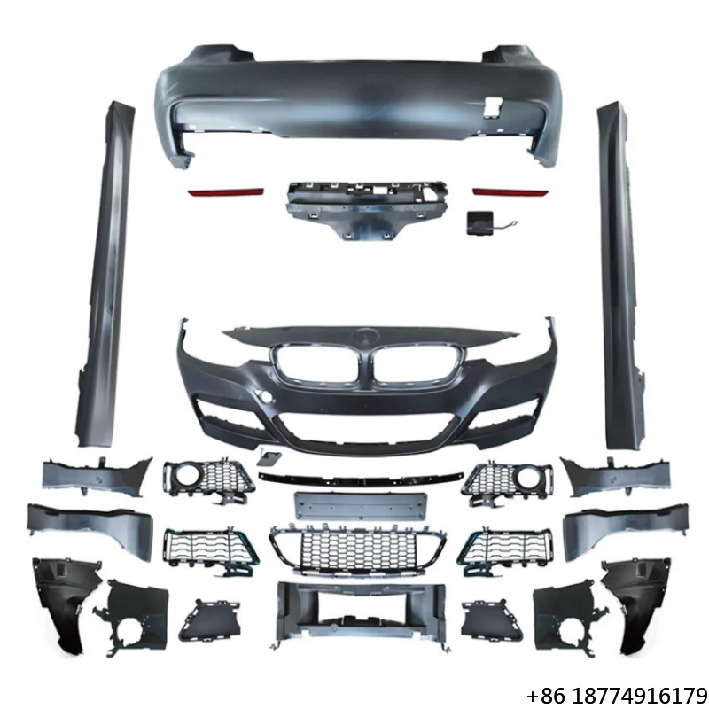 

Новый обвес F30 2026 года для BMW 3 серии F30 F31 в стиле M Tech: бамперы и полный комплект обвеса M Sport из пластика