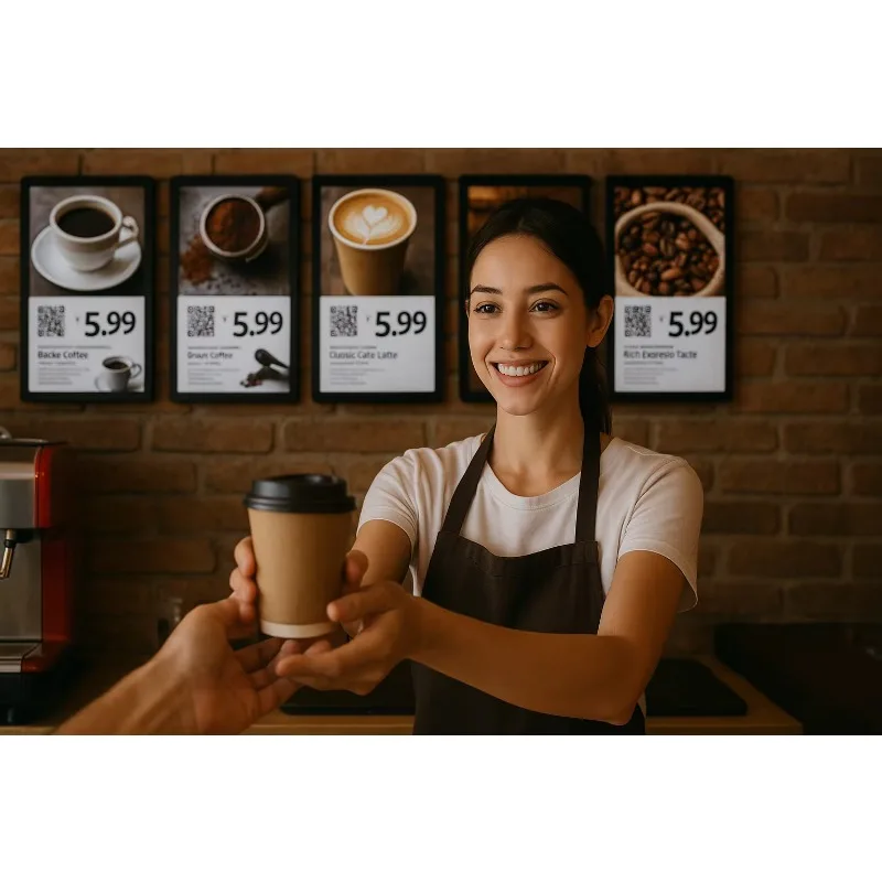 10.1'' LCD Electronic Shelf Label Digital Poster for Indoor Retail Stores