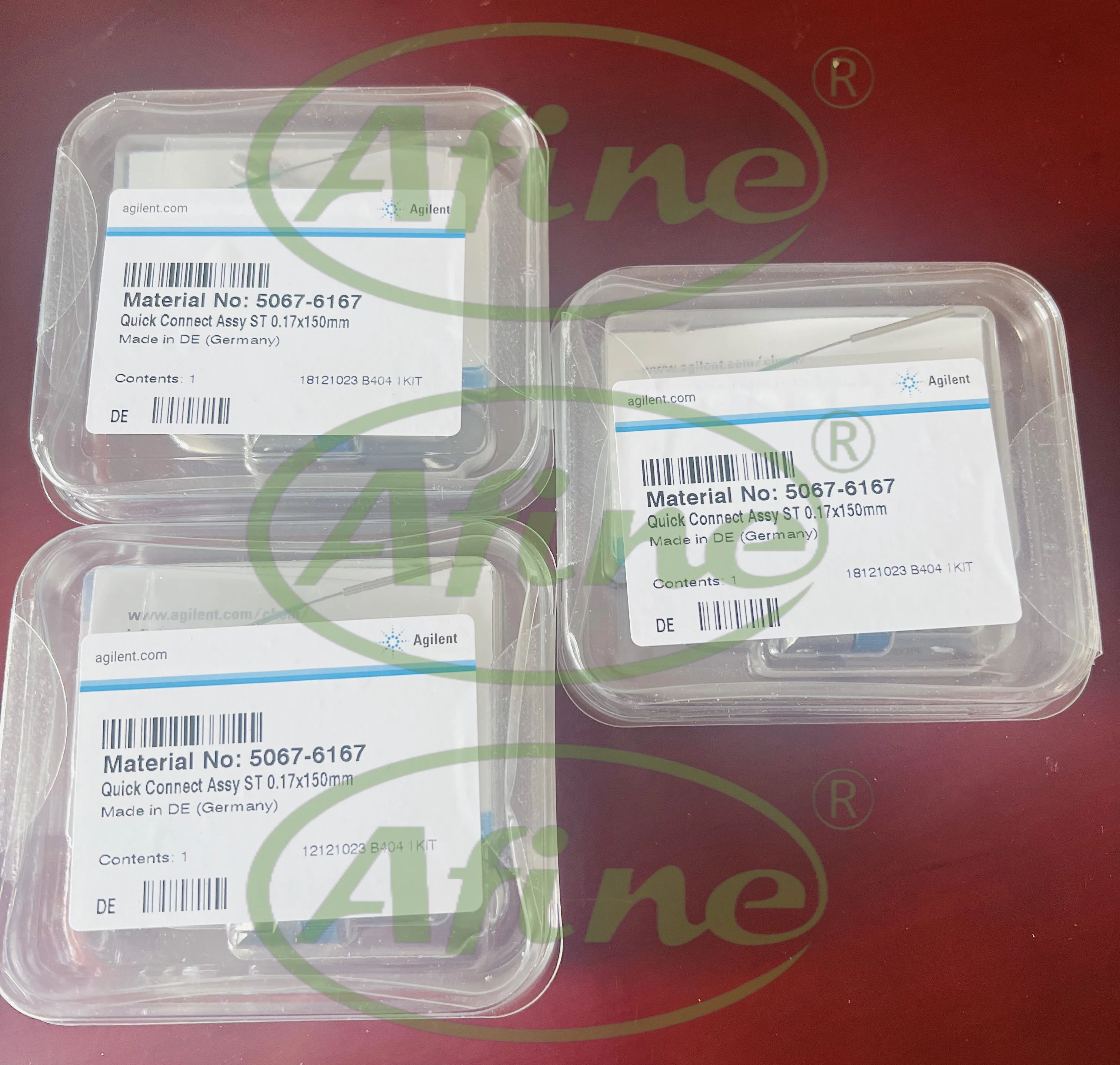 

AFINE Agilent Fittings for HPLC 5067-6167 InfinityLab Quick Connect Kit Secures 0.17 x 150 mm Capillary tube