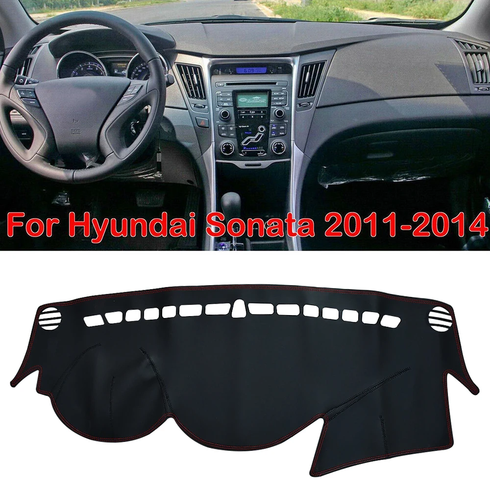 For Hyundai Sonata 2011 2012 2013 2014 Car Dashboard Cover Mat Dash Board Sun Shade Anti-UV Pad Sun-proof Accessories