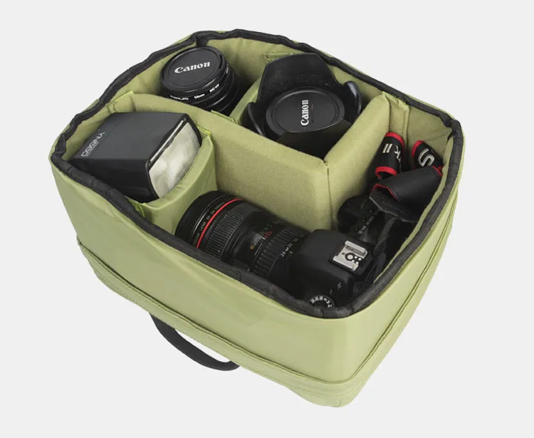 Camera Video Bag Lens Storage Case For Canon Nikon Sony 6DII 5D Mark III 5DIV EOSR RP 70D 700D 7DII D5500 D7100 D610 D800E D810