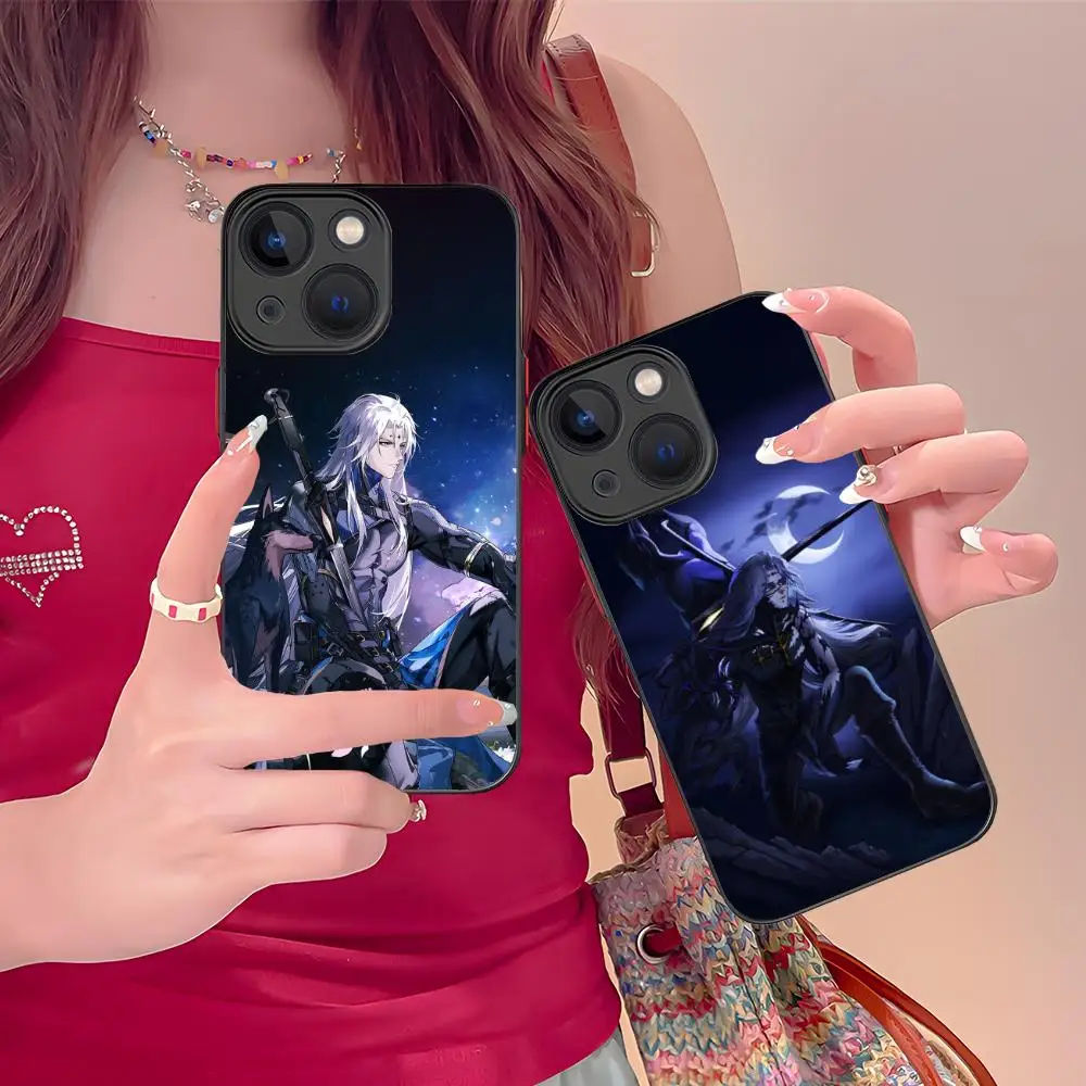 Wuthering Waves Calcharo Phone Case for iPhone 17 16 15 14 13 12 11 X XR XS 8 7 Pro Max Plus Mini Colour Silicone Cover Cover