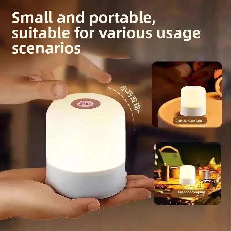 Luces Led de noche para mesita de noche, lámparas de noche de escritorio con carga regulable, iluminación de noche para dormitorio, decoración, lámparas de mesa Led de lectura táctiles