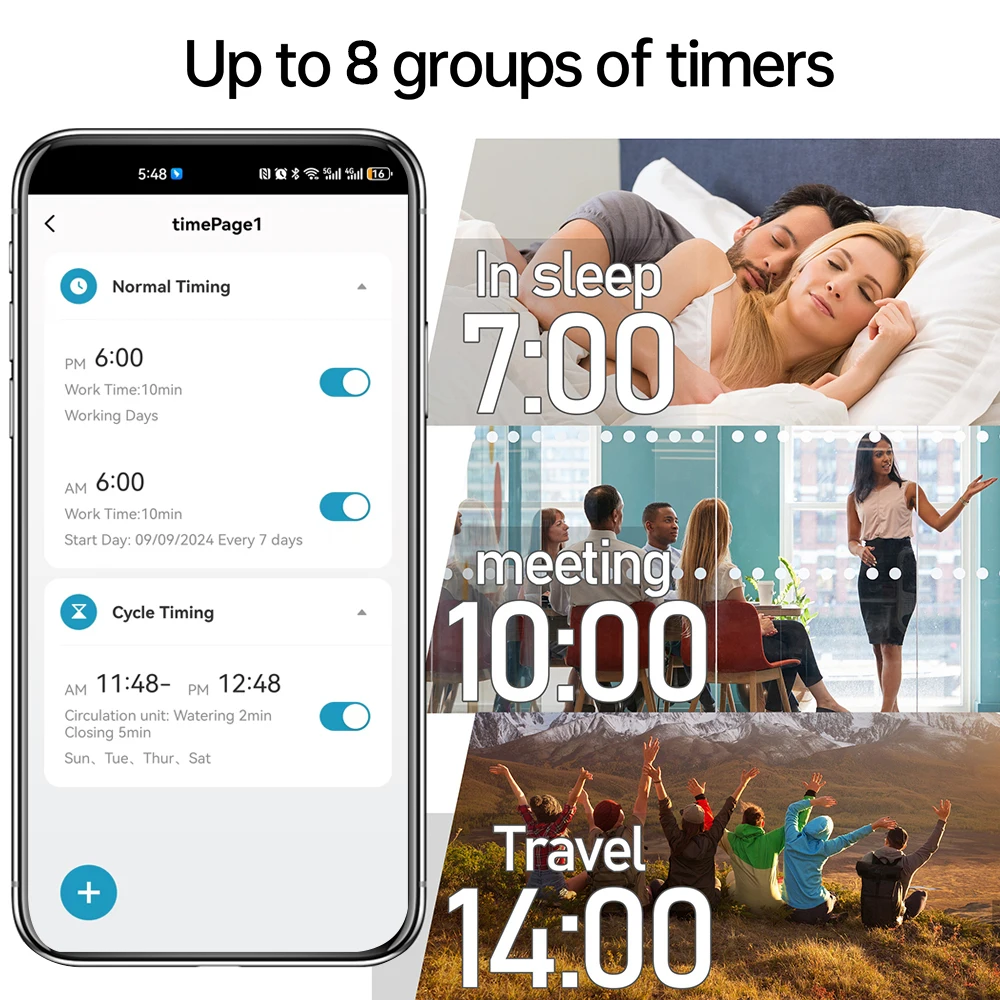 WIFI & ZIGBEE Smart 2 Zone Watering Timer Garden Automatic Irrigation System Drip Sprinkler Controller Valve Smart Life Tuya