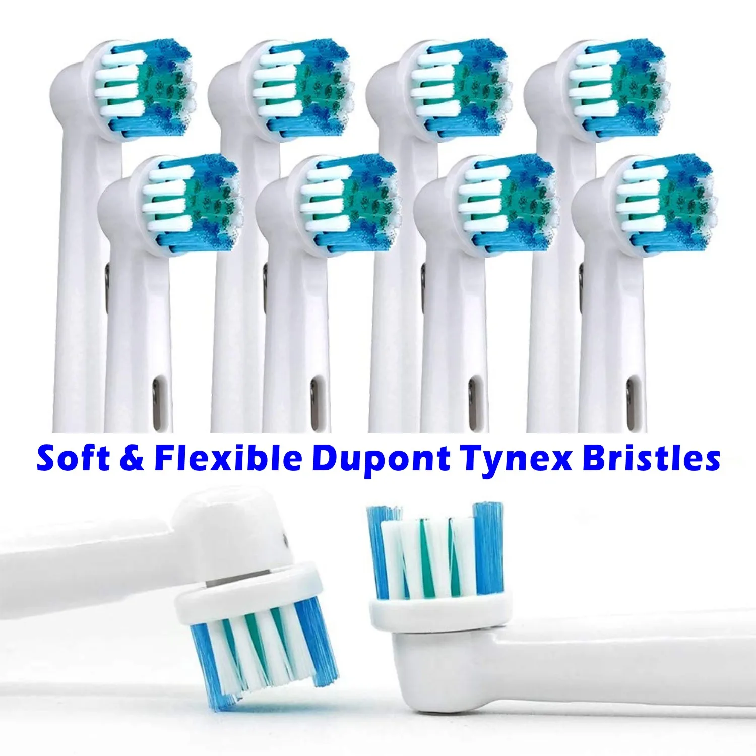 4/8pc Replacement Toothbrush Heads for Oral B Cross Floss Action Precision Soft Bristle Electric Tooth Brushes Head 3D Precision