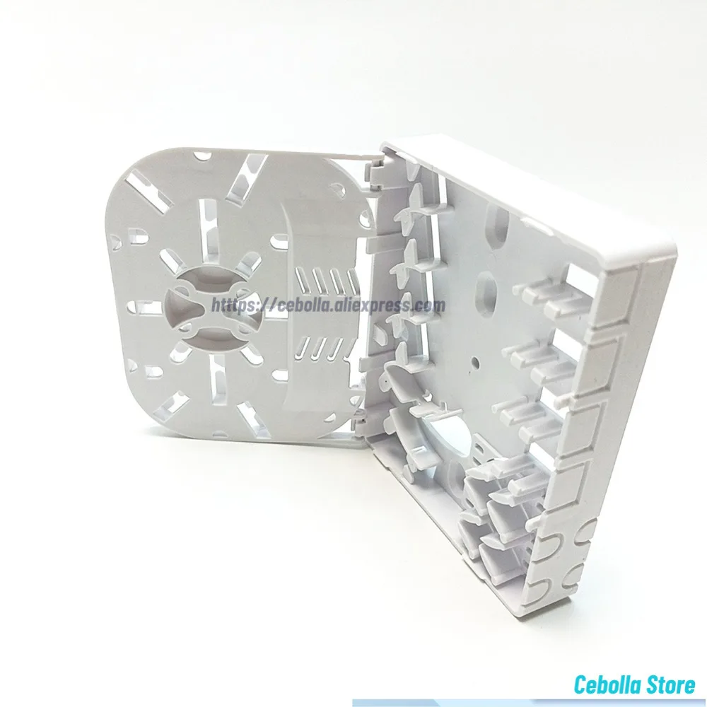 1pc 4 Core FTTH Termination Ftth 4 Ports SC Optic Socket ,4Core Optical Fiber Panel Box with fiber optic  adaptor sc