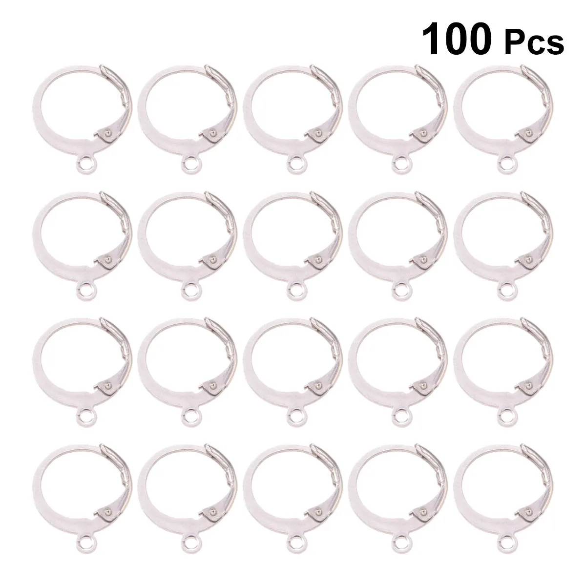 

100 PCS Stainless Steel Earring Accessories Women Jewelry Diy Jewellery Small Earrings Studs Miss