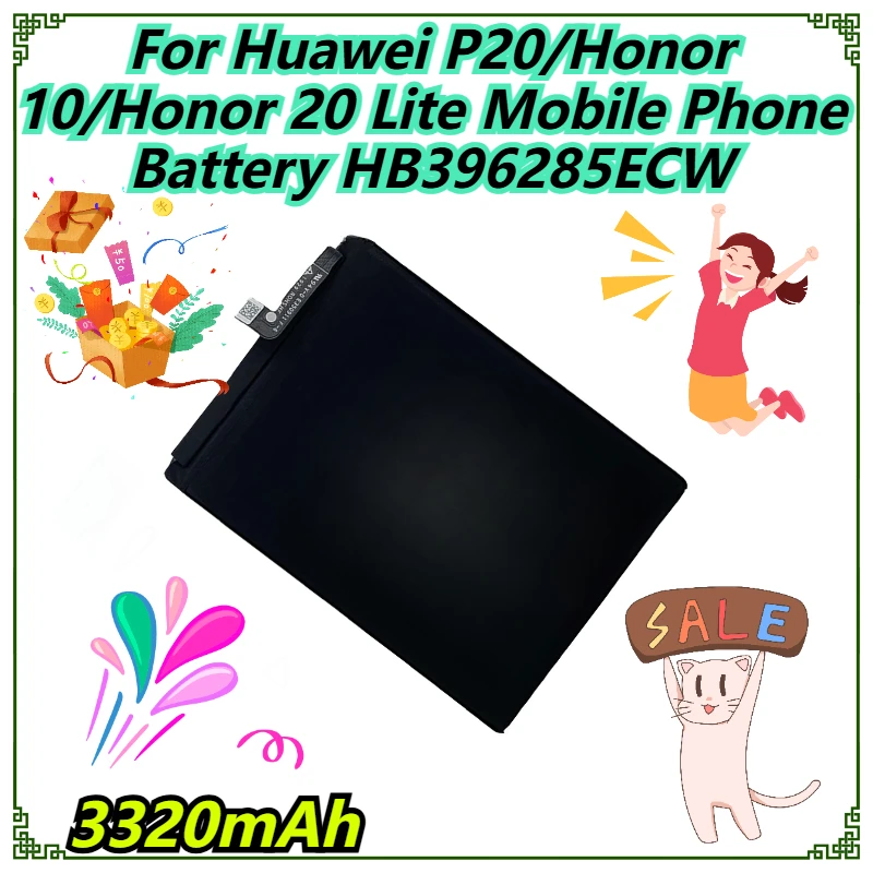 

3320 мАч для Huawei P20/Honor 10/Honor 20 Lite аккумулятор для мобильного телефона HB396285ECW