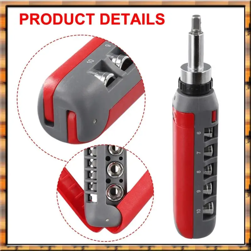 A78K New Multifunction Hand Tool Spiral Ratchet Screwdriver With Tip Kit Auto Repair Multi Angle Ratchet Screwdriver Hand Tools