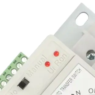 Dual Power Automatic Transfer Switch 2P 63A For ATS Generator Changeover 220V With Indicator Light Electrical Panel