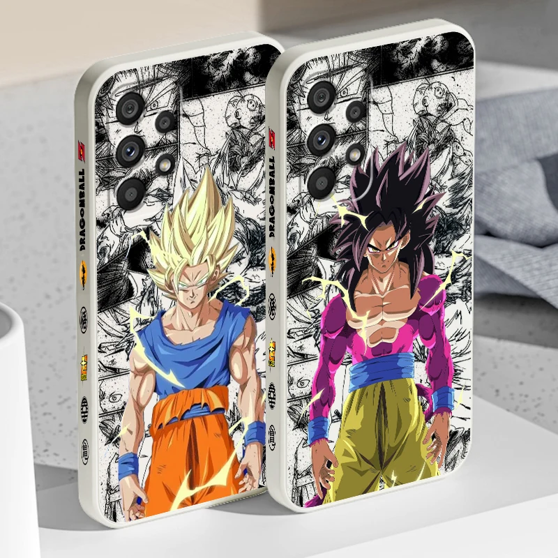 

Japan D-D-Dragon Ball Fashion Liquid Left Rope For Samsung A53 A52 A55 A32 A51 A71 A21S A13 A73 A55 A72 A23 A35 A05 5G Cover