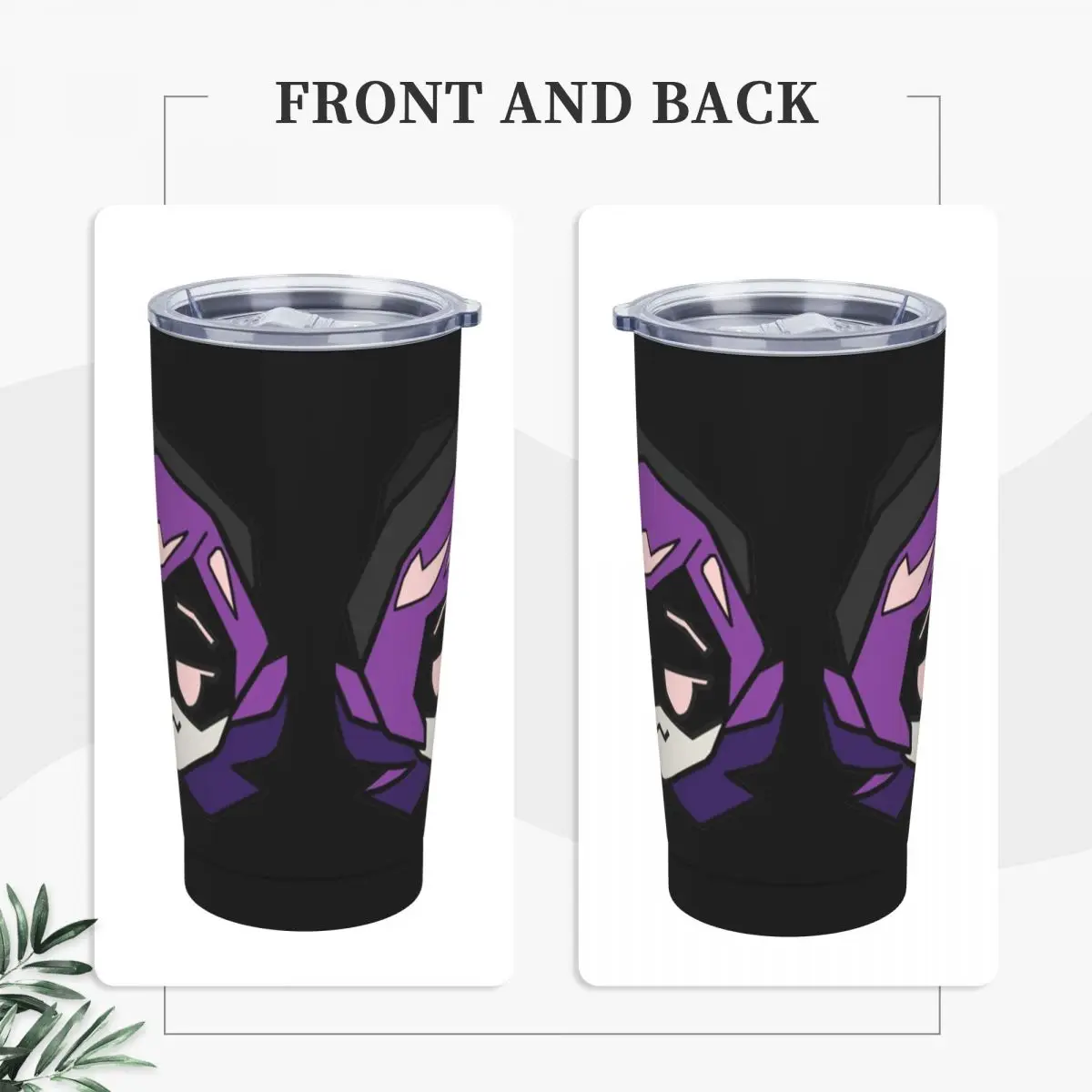 Murder Drones TV Series Insulated Tumbler with Straws Lid Lizzy Doll Art Vacuum Coffee Mugs Office Home Car Bottle Cup 20oz