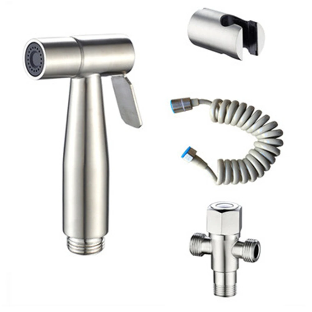 Bidet Sprayer Bidet Faucets Toilet Hand Spray Stainless Steel Bidet Set Toilet Bidet Sprayer Bathroom Tap Shower Head G1/2, 20mm