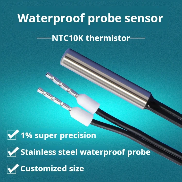 Xh-t114 Xinghe Hazy Probe Ntc10k Thermistor Temperature Sensor Waterproof Temperature Sensor