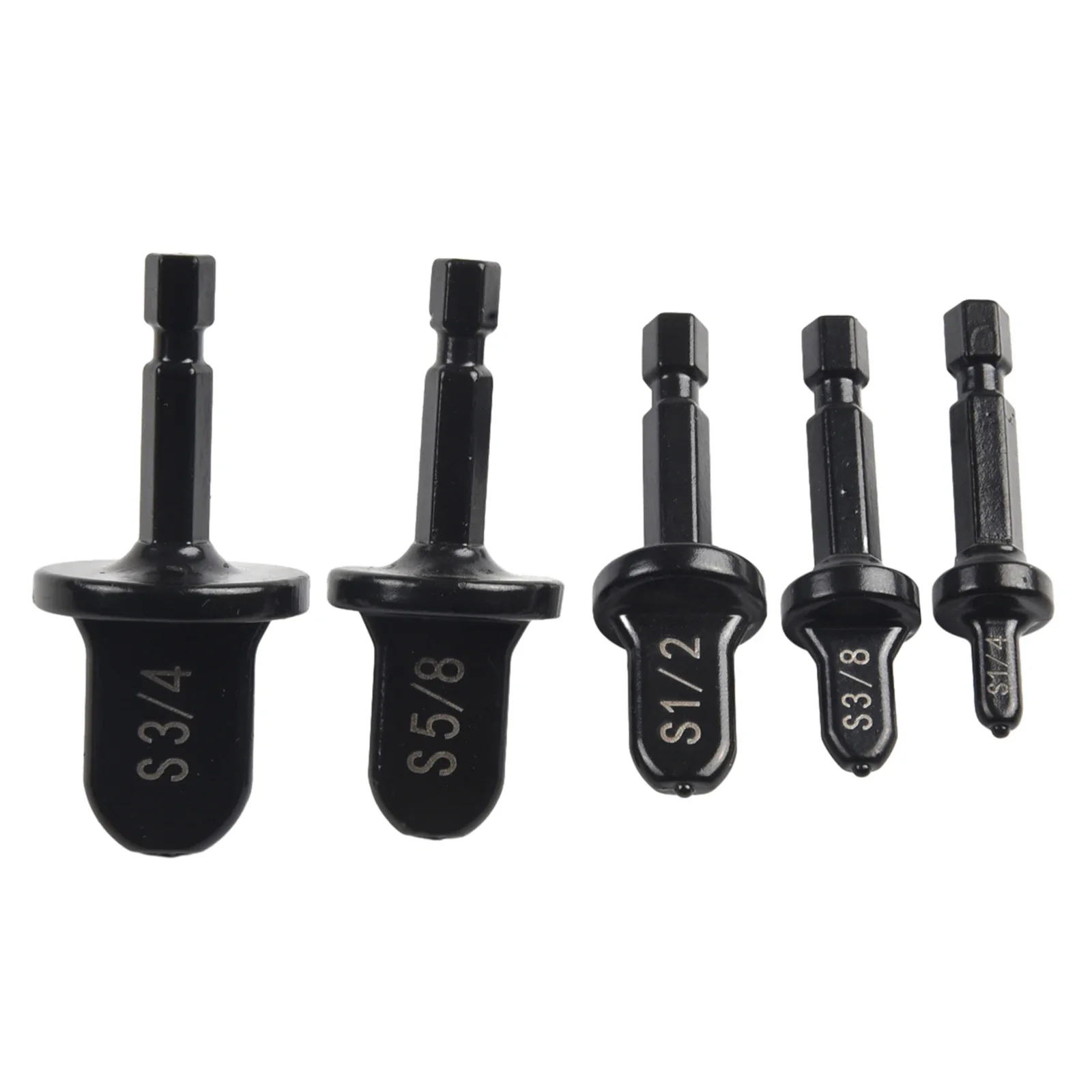5pcs Imperial Tube Expander Hex Shank Air Conditioner Copper Pipe Electric Drill Swaging Flaring Tools 3/4\