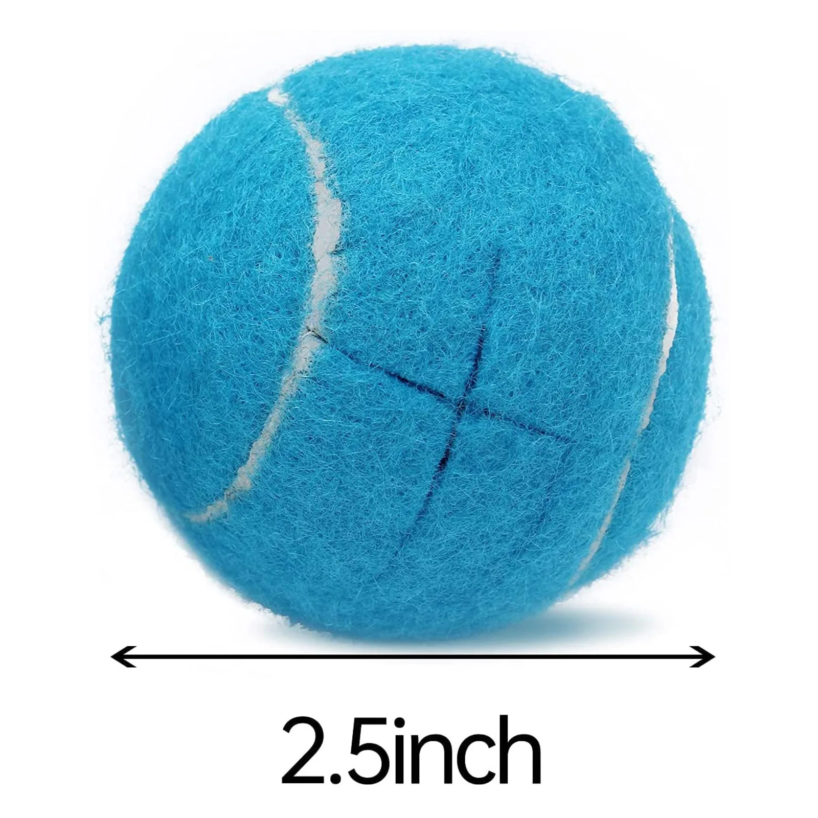 Pallina da tennis leggera pressurizzata Feltro morbido Esterno Gomma Interni Protezione del pavimento Pallina da tennis durevole Palline da tennis blu