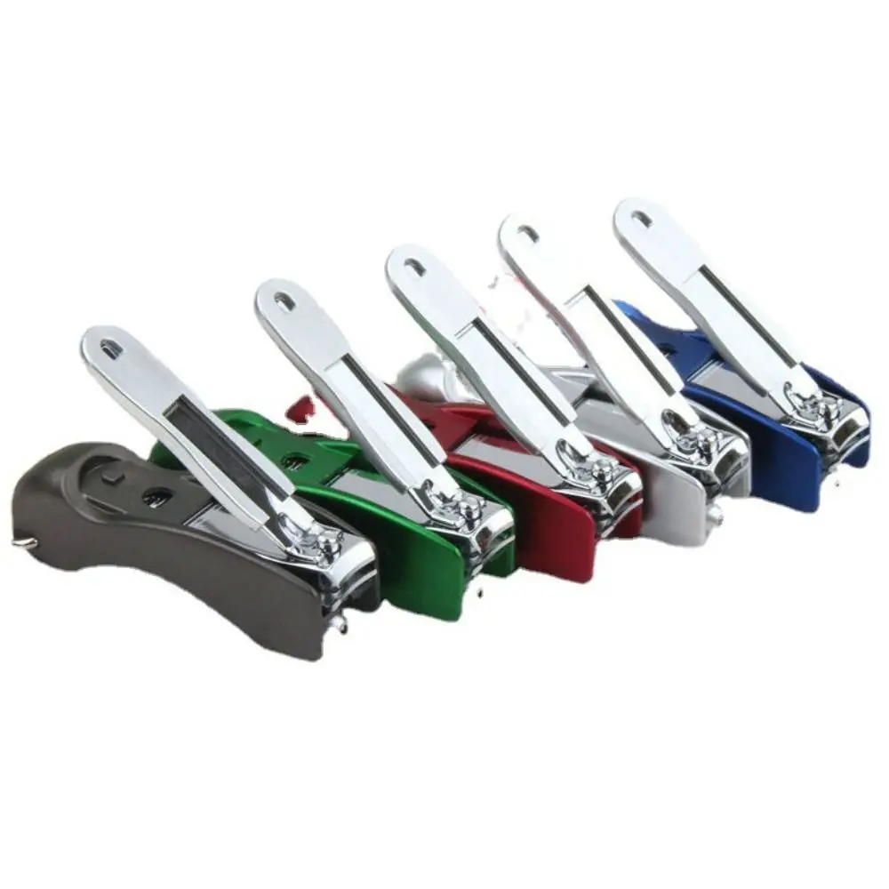 Multifunctional Nail Clipper Ballpoint Pen 0.7 Blue Refill Keychain Pen Portable Foldable ABS Ballpoint Pen Creative Stationery