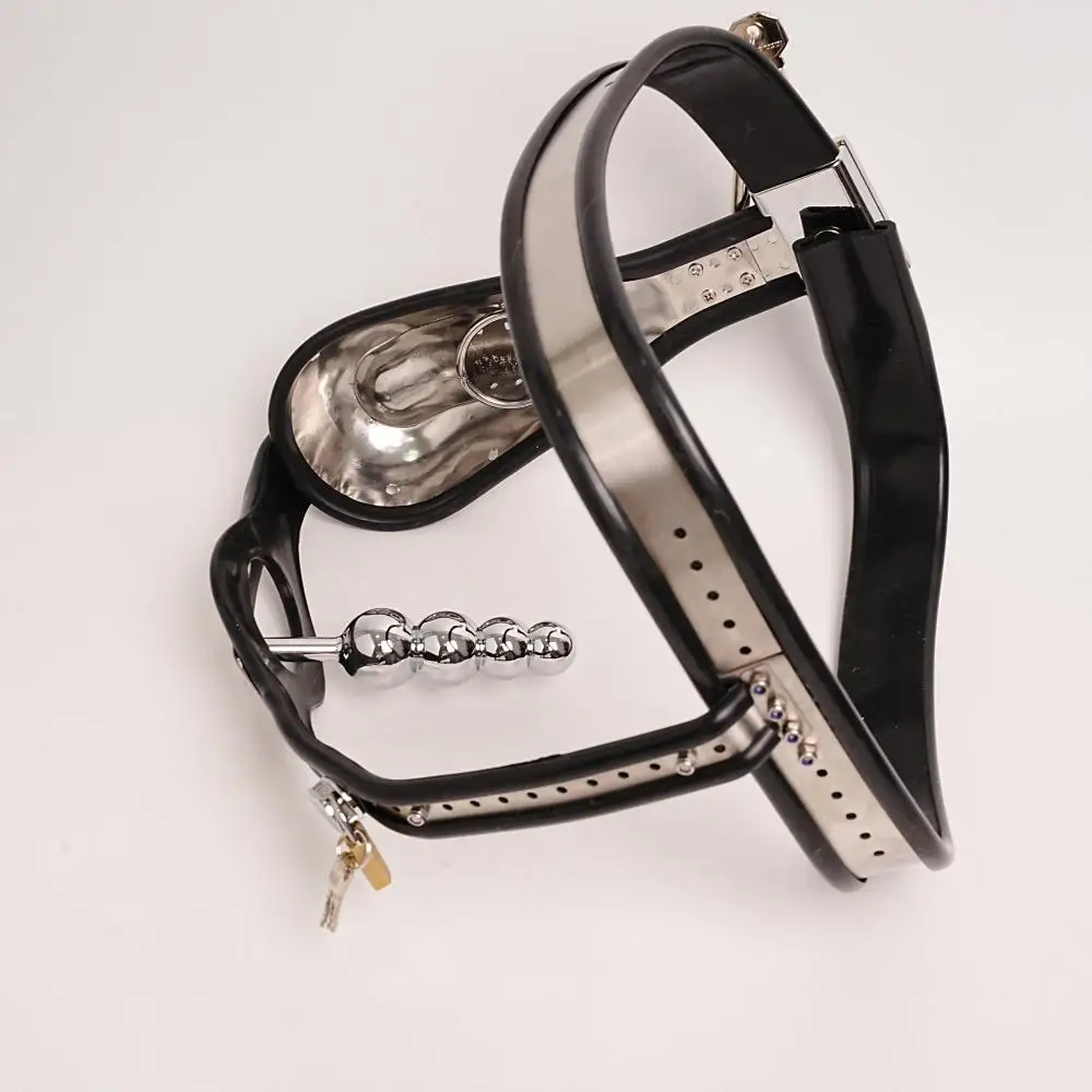 Manyjoy الفولاذ المقاوم للصدأ حزام العفة الذكور مع 4-الكرة المكونات الشرج الخرز الملابس الداخلية درع قفل حماية جهاز BDSM الجنس لعب الرجال