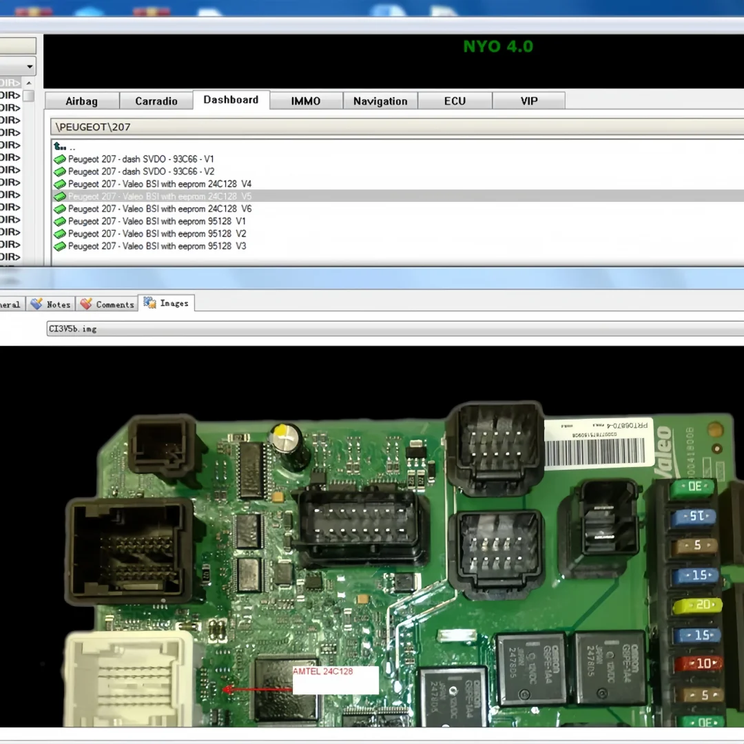 2025 رائجة البيع NYO 4.0 برنامج إصلاح السيارات قاعدة البيانات الكاملة للوسادة الهوائية راديو السيارة لوحة القيادة IMMO الملاحة NYO 4 دعم Win7/8/10