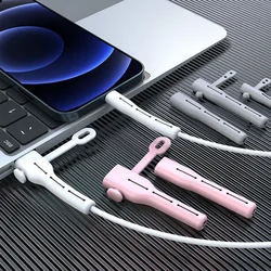 Soft Silicone Charger Cable Winder Protector USB Type C Anti-break Protective Sleeve For Xiaomi Huawei OPPO VIVO Data Line Cover