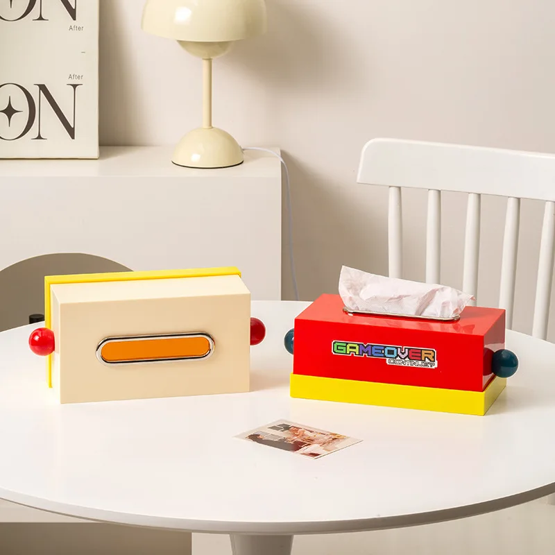 Caixa de Lenços Criativa para Casa, Luxuosa, para Armazenamento de Papel, Decoração de Mesa, Caixa Retangular para Decoração de Casa