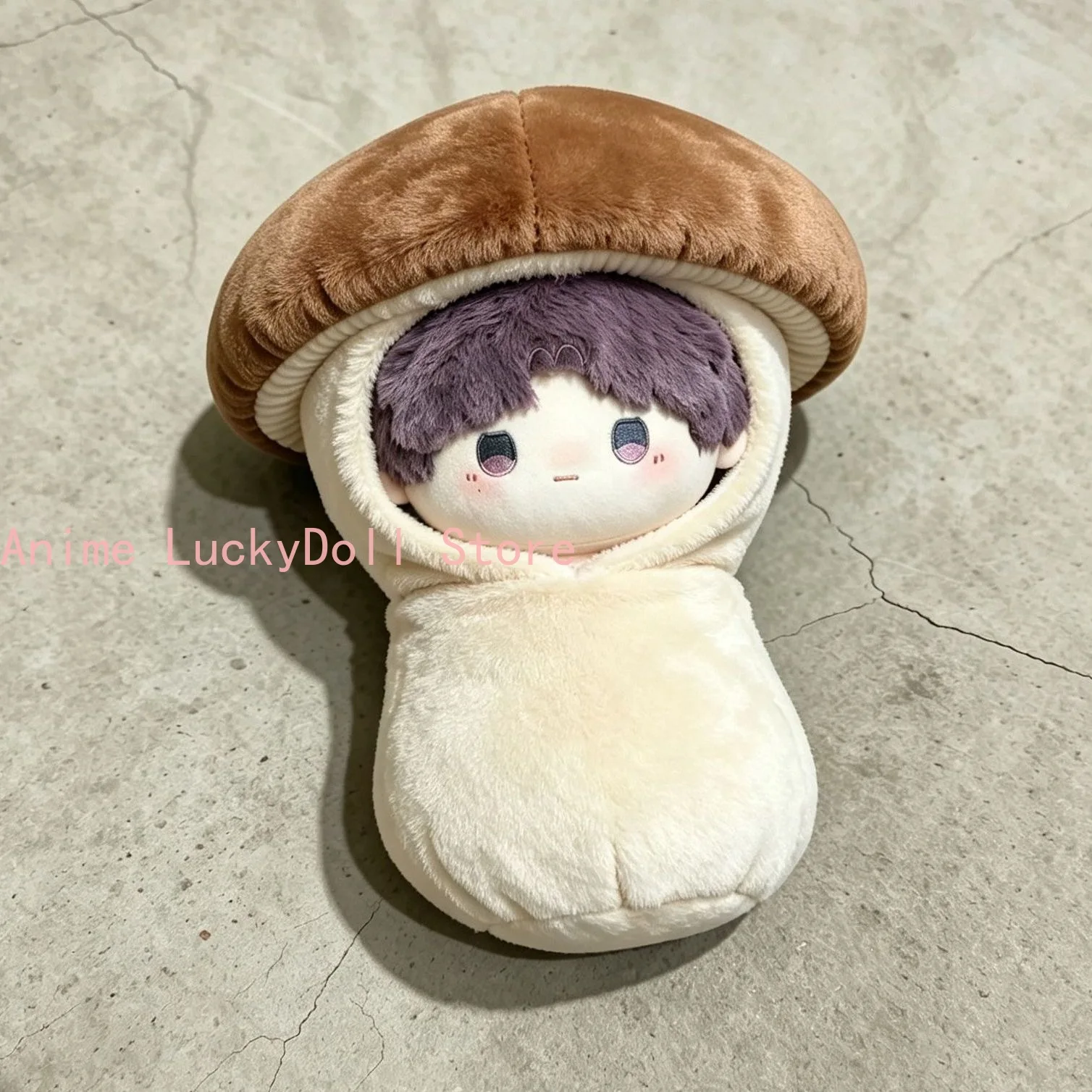 10/15/20/30/40cm Love and Deepspace Doll Clothes Mushroom shaped Furry Plush Toy Replacement Clothing Toy Doll Accessories Gift