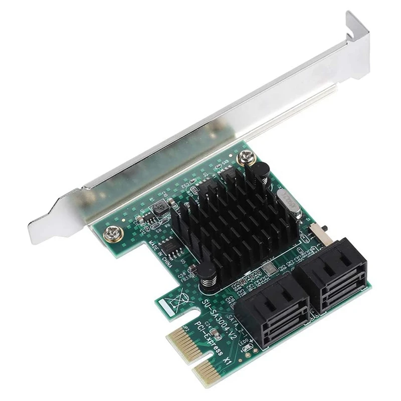 

PCIE To SATA Expansion Controller Expansion Card With 4 Ports 6G SATA Expansion Card For PCI Expansion Cards