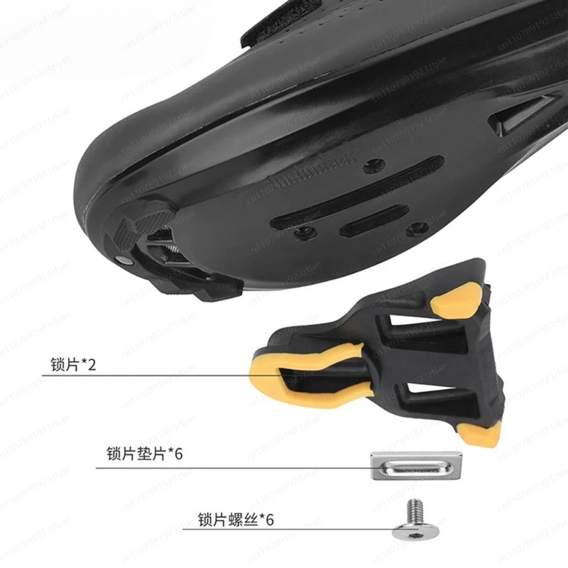 Self-Locking Pedals with SPD System & Cleats, Compatible Cycling Shoes Sport Locking Pedals