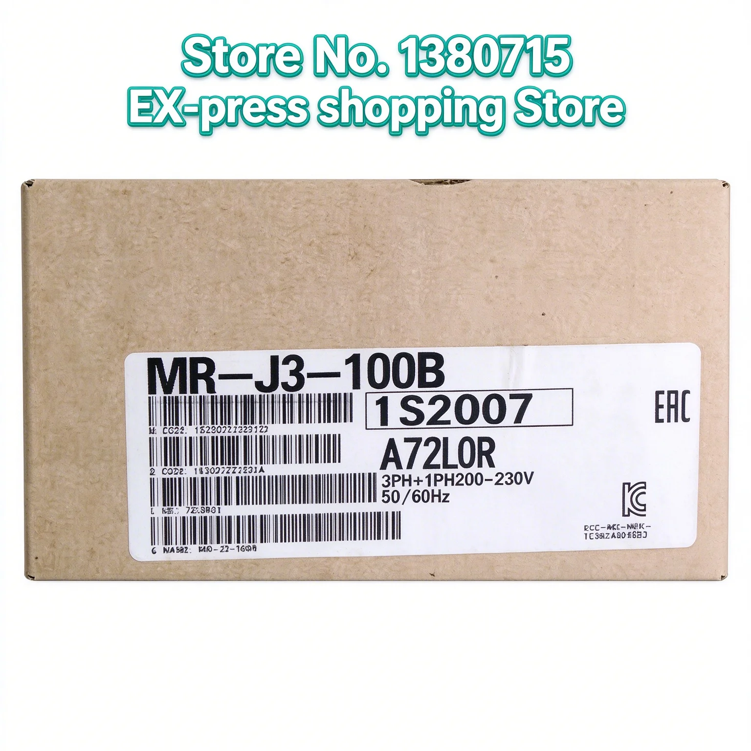 New Original MR-J3-100B 3PH AC220V 1KW SSCNET III AC Servo Drive
