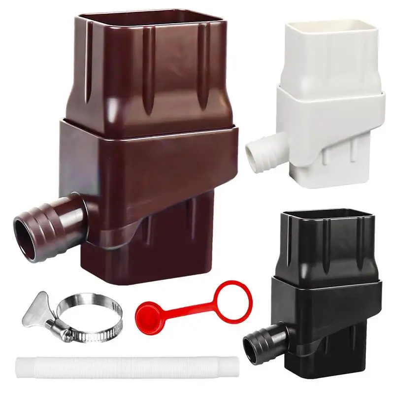 

Rain Barrel Diverter Rain Barrel Diverter Kit Downspout Diverter For Colander Filtration Valve Eco-Friendly Adjustable Diverter