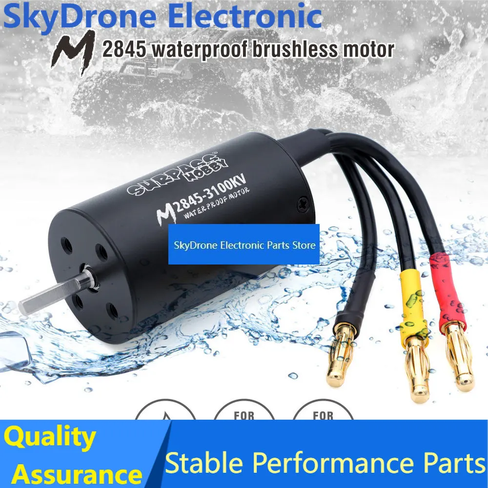 SkyDElSURPASS HOBBY 2430 2435 2440 2838 2845 Brushless Motor 45A 35A ESC for Traxxas HSP Wltoys 1/12 1/16 1/18 RC Truck Monster