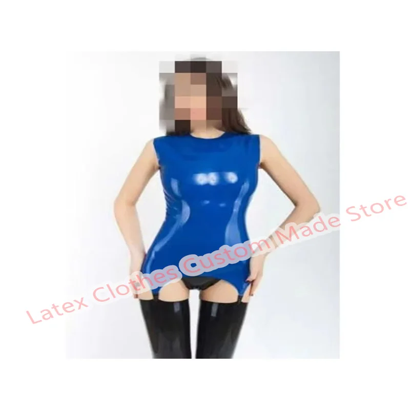 

Sexy Lingerie Swimsuit for Women Handmade Latex Top Rubber Suit Cosplay Costumes