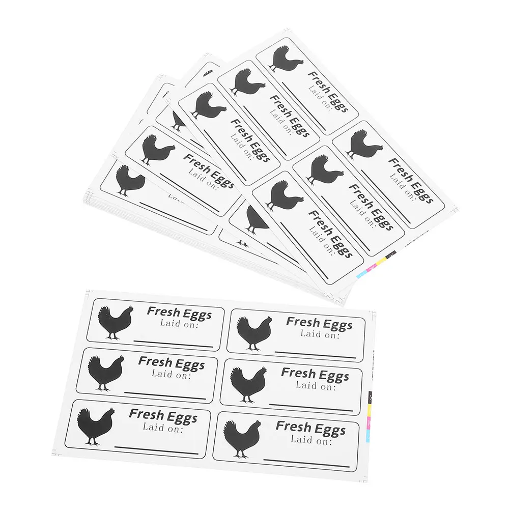 

Egg Carton Date Labels 20 Sheets Food Container Stickers Handwritten Dates Fresh Eggs Farm Chicken Decal Tracking Organize