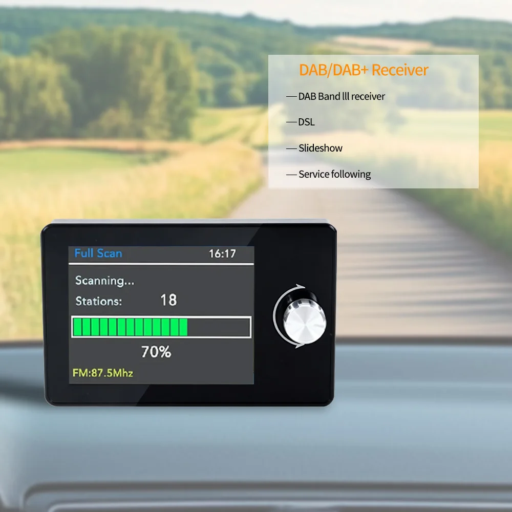 

Стильный компактный Bluetooth USB AUX FM-трансмиттер с функцией громкой связи для автомобиля (для Европы)